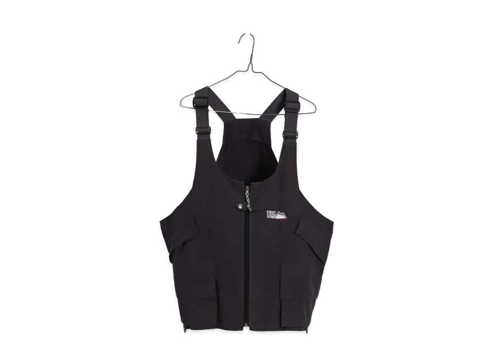 FIRST DOWN RIPSTOP VEST "Black"