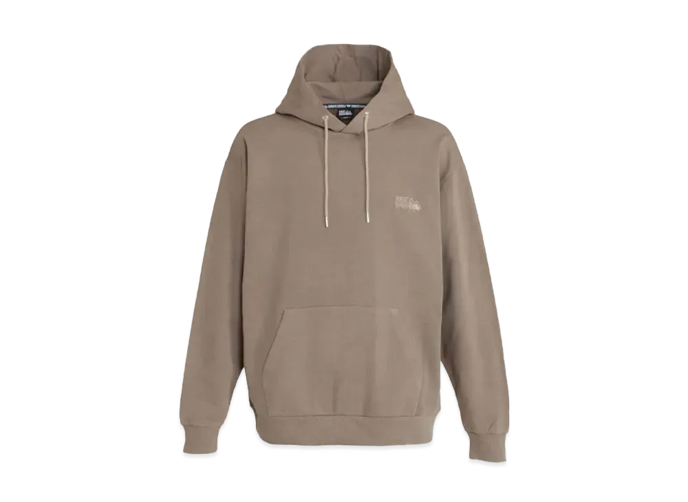 FIRST DOWN LOGO HOODED SWEAT "Taupe"