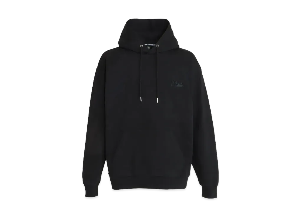 FIRST DOWN LOGO HOODED SWEAT "Black"