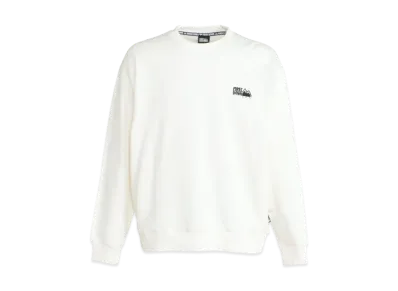 FIRST DOWN LOGO CREW SWEAT "Off White"