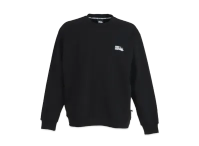 FIRST DOWN LOGO CREW SWEAT "Black"