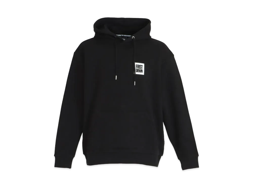 FIRST DOWN REFLECT HOODED SWEAT "Black"