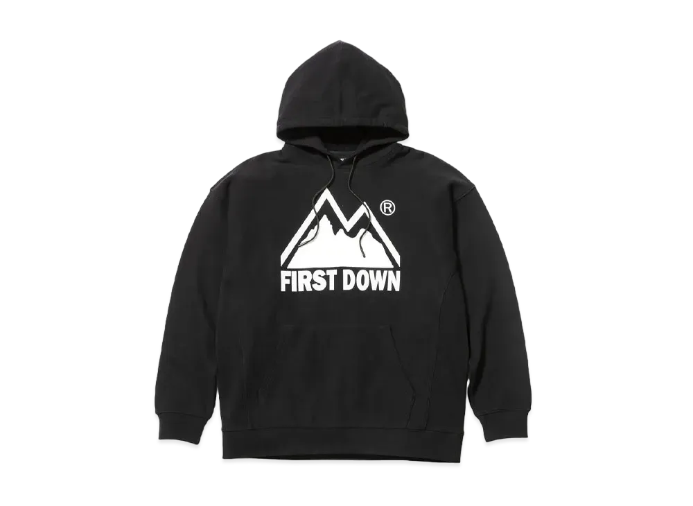 FIRST DOWN GRAPHIC PULLOVER PARKA "Black"