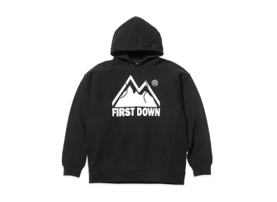 FIRST DOWN GRAPHIC PULLOVER PARKA "Black"
