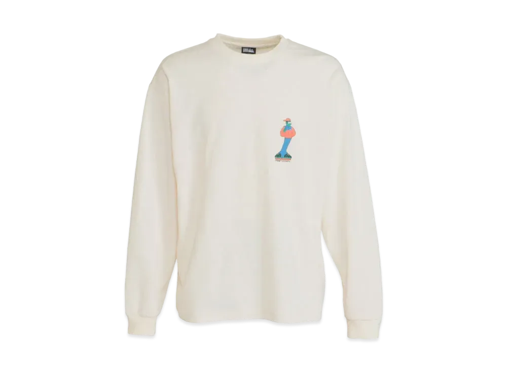 FIRST DOWN GRAPHIC L/S T "Off White"