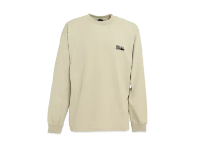 FIRST DOWN LOGO L/S T "Silver Gray"