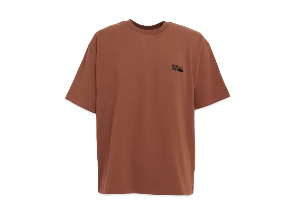 FIRST DOWN LOGO S/S T "Ginger Biscuit"