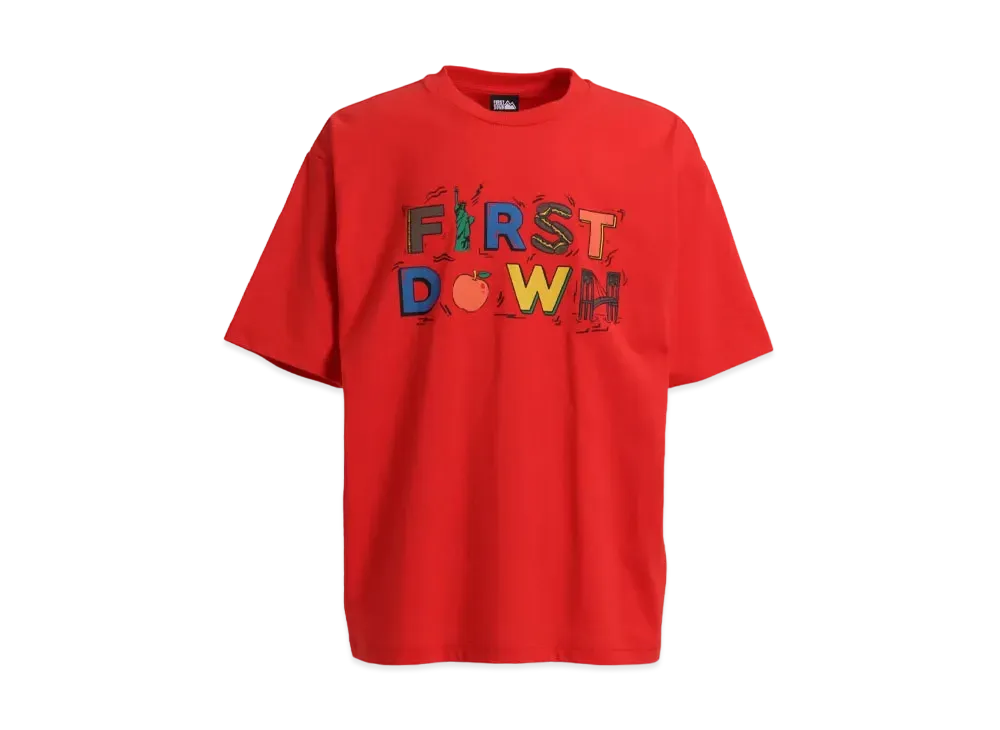 FIRST DOWN NEWYORK S/S T "Red"