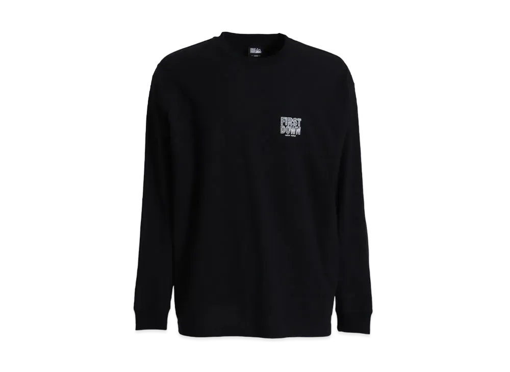 FIRST DOWN PRINT L/S T "Black"