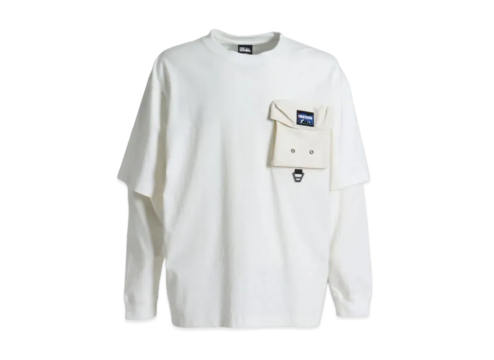 FIRST DOWN LAYERED L/S T "Off White"