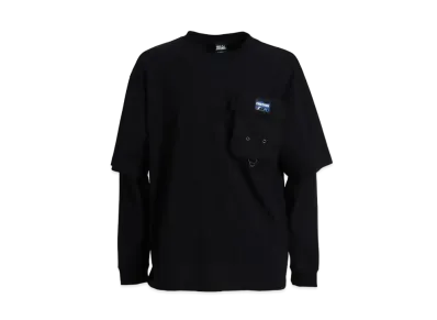 FIRST DOWN LAYERED L/S T "Black"