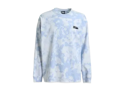 FIRST DOWN TIE DYE L/S T "Light Sax"