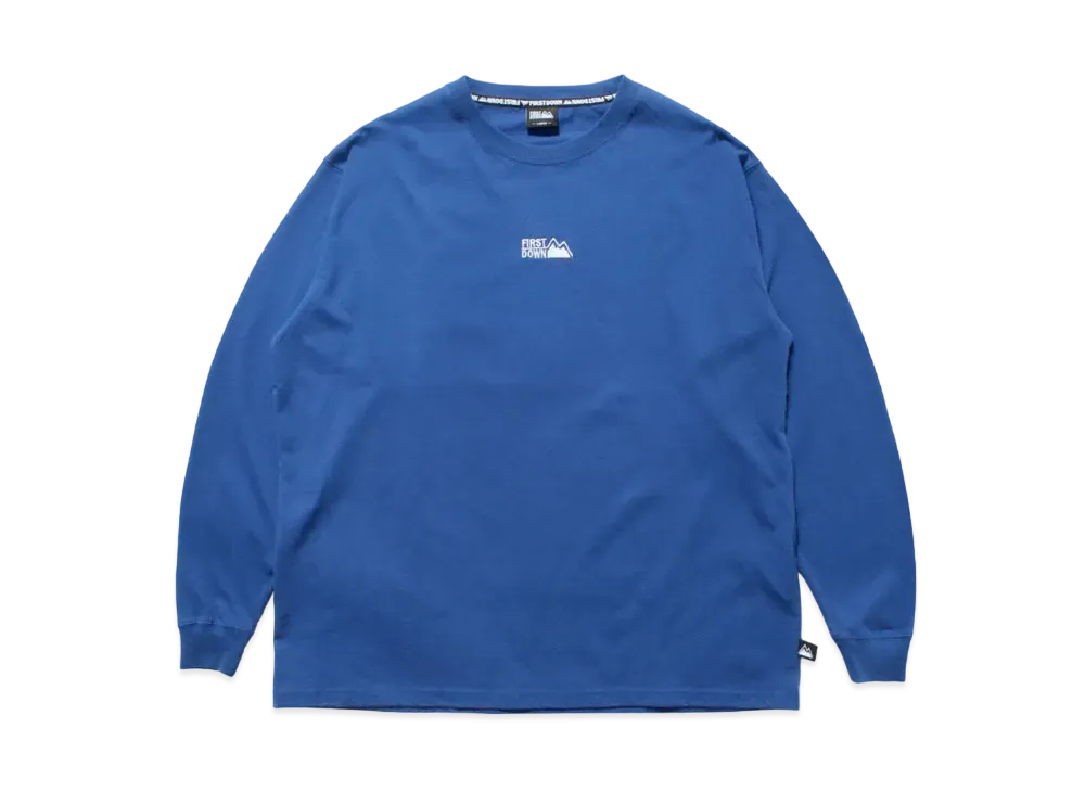 FIRST DOWN BACK PRINT LONG SLEEVE T-SHIRT "Royal"