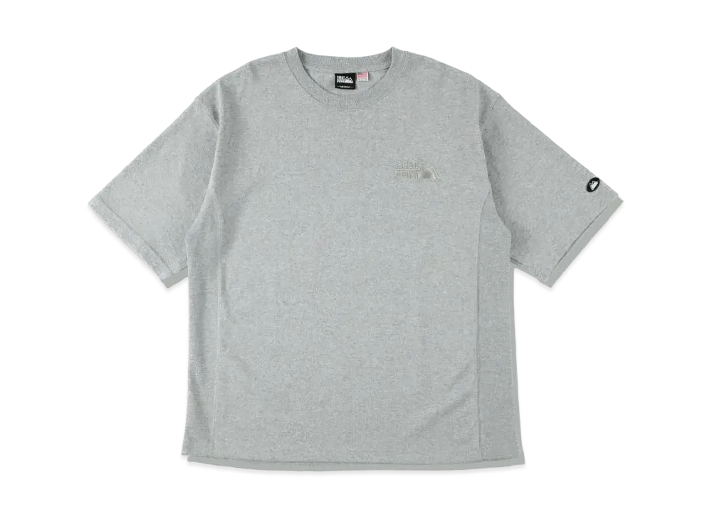 FIRST DOWN S/S EMBROIDERY TEE "Gray"