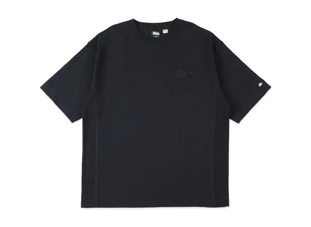 FIRST DOWN S/S EMBROIDERY TEE "Black"