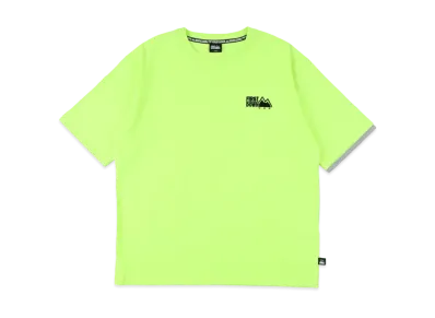 FIRST DOWN S/S EMBROIDERY TEE "Neon Yellow"