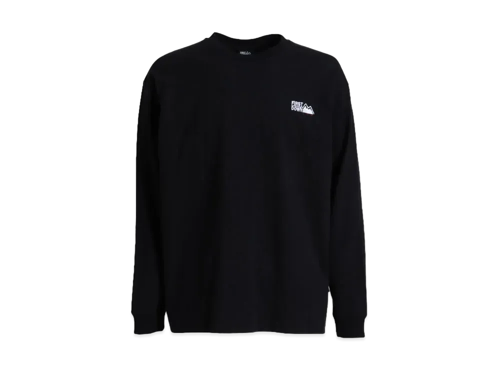 FIRST DOWN LOGO L/S T "Black"