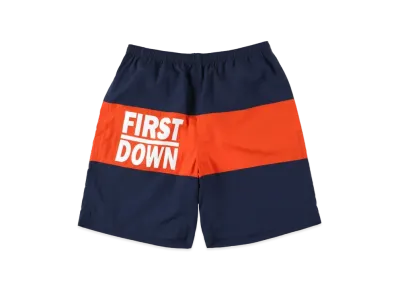 FIRST DOWN NYLON TASLAN SWIM SHORTS "Navy"