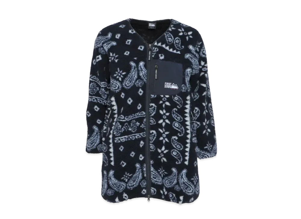 FIRST DOWN TUMBLING BOA COAT "Blue"
