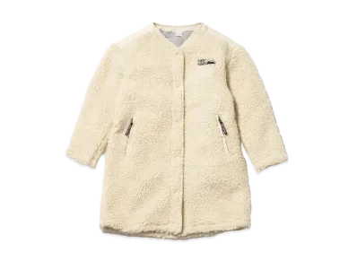 FIRST DOWN NO COLLAR BOA COAT "Off White"