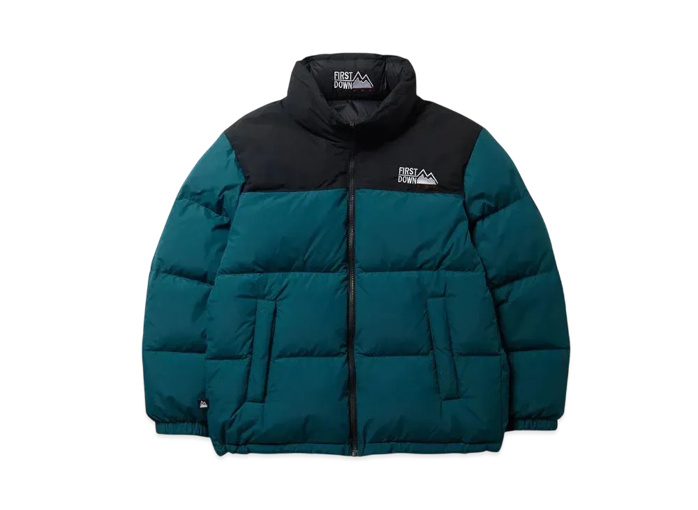 FIRST DOWN Bubble Down Jkt Microft "Turquoise"