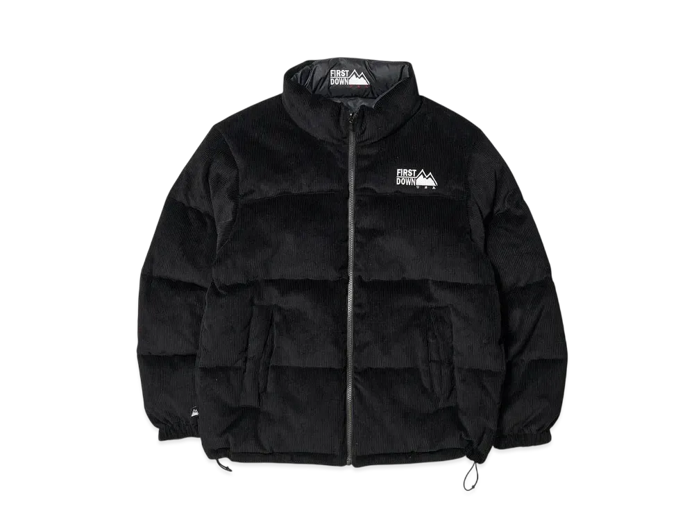 FIRST DOWN Bubble Down Jkt Corduroy "Black"