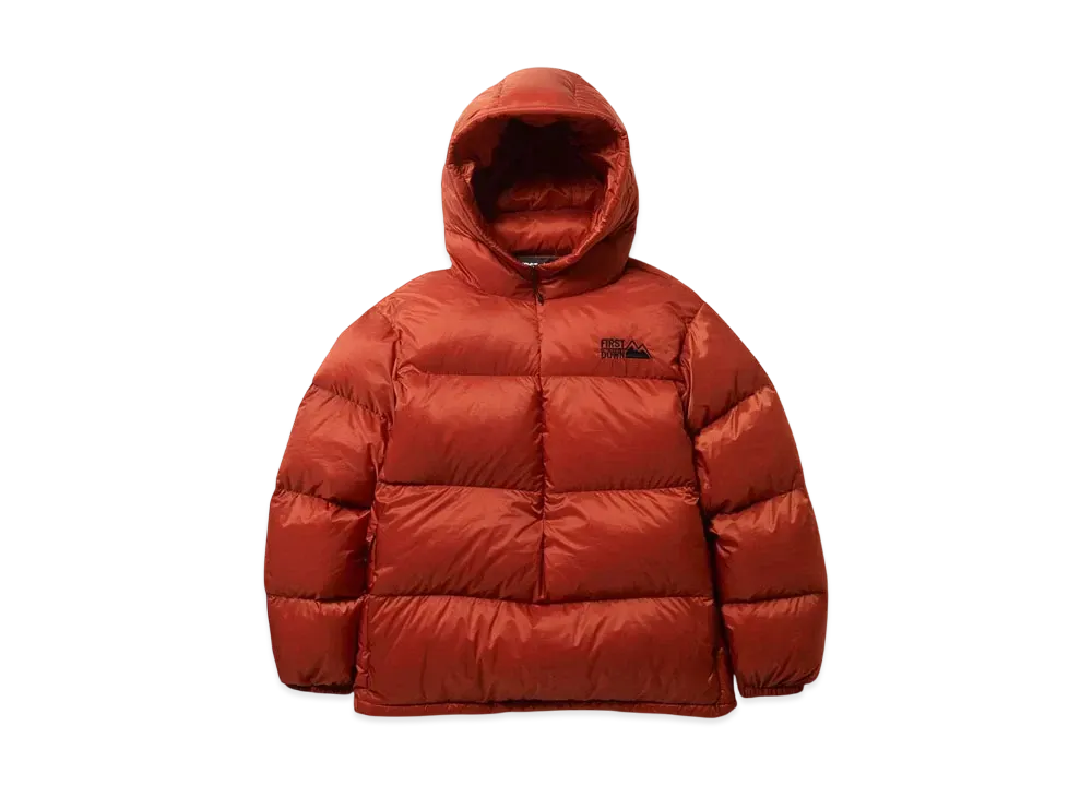 FIRST DOWN Light Bubble Down Anorak "Brown"