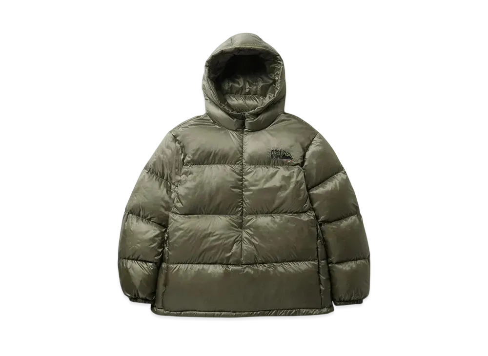 FIRST DOWN Light Bubble Down Anorak "Green"