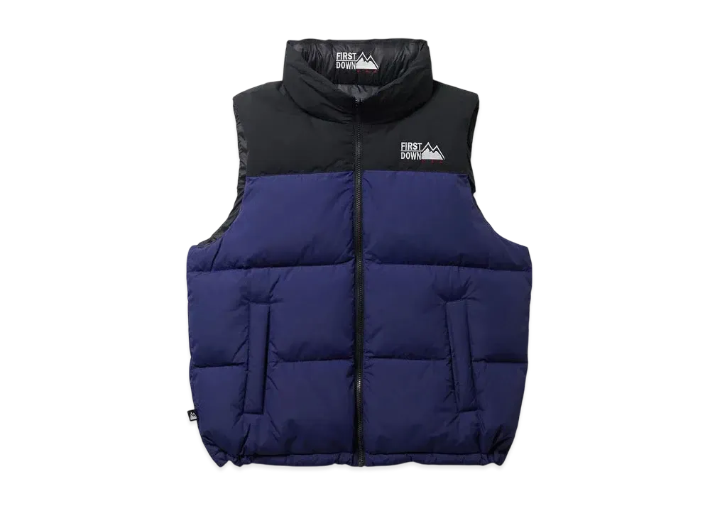 FIRST DOWN Bubble Down Vest Microft "Navy"