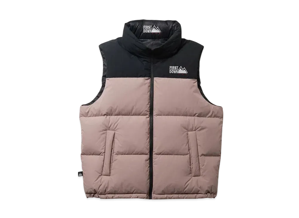 FIRST DOWN Bubble Down Vest Microft "Lavender"