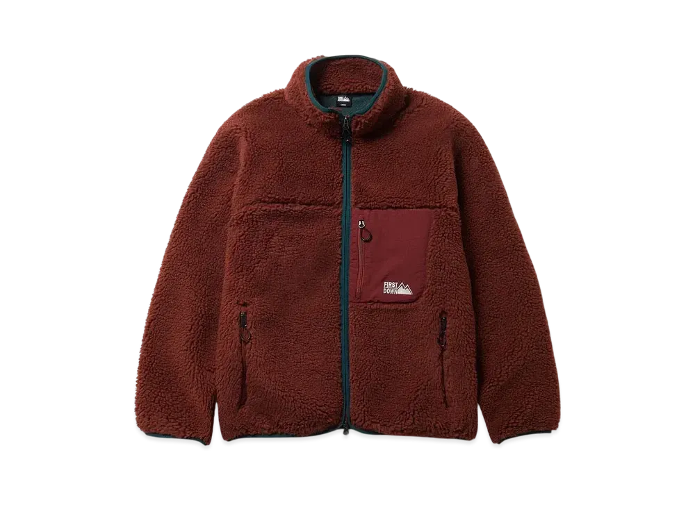 FIRST DOWN Boa Fleece Jkt "Amber"