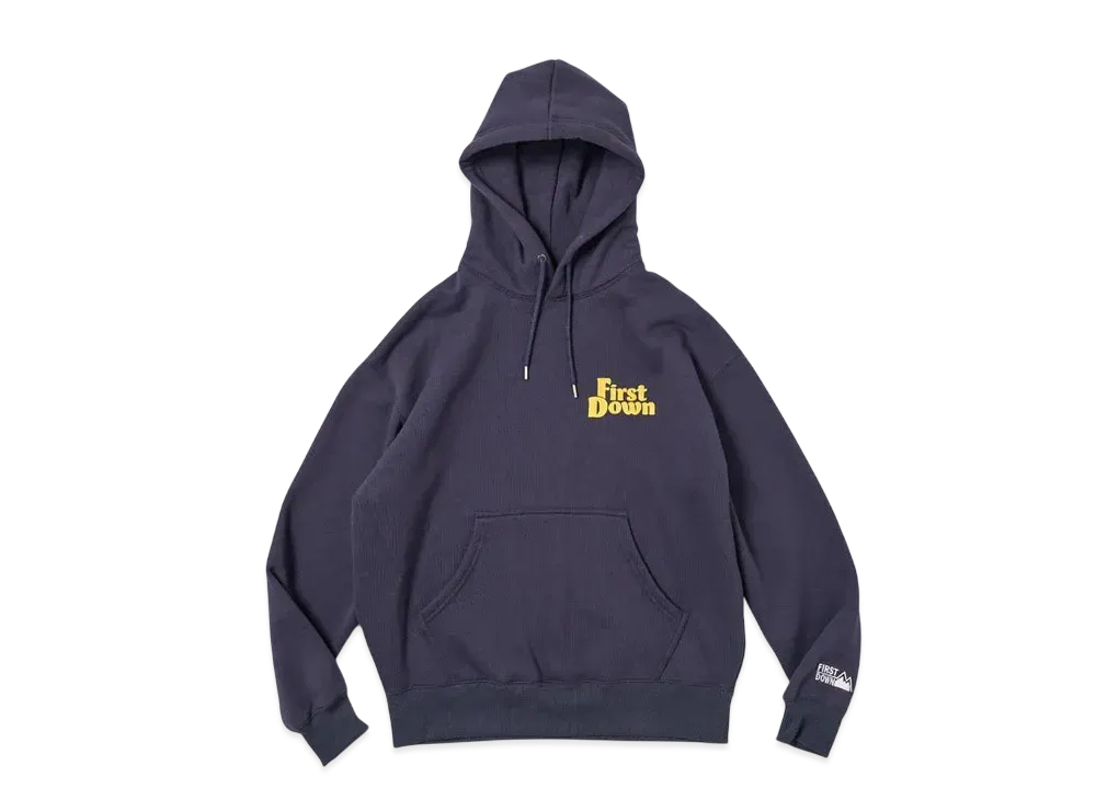 FIRST DOWN Hooded Sweat "Navy"