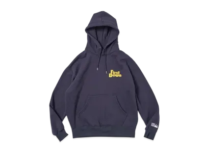 FIRST DOWN Hooded Sweat "Navy"