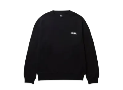 FIRST DOWN Logo Crew Sweat "Black"