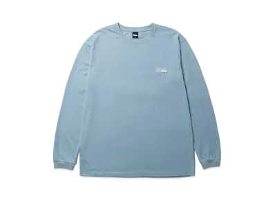 FIRST DOWN Logo L/S Tee Cotton Jersey "Blue"