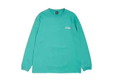 FIRST DOWN Logo L/S Tee Cotton Jersey "Mint"