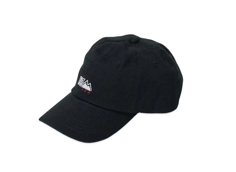 FIRST DOWN Logo Twill Cap "Black"