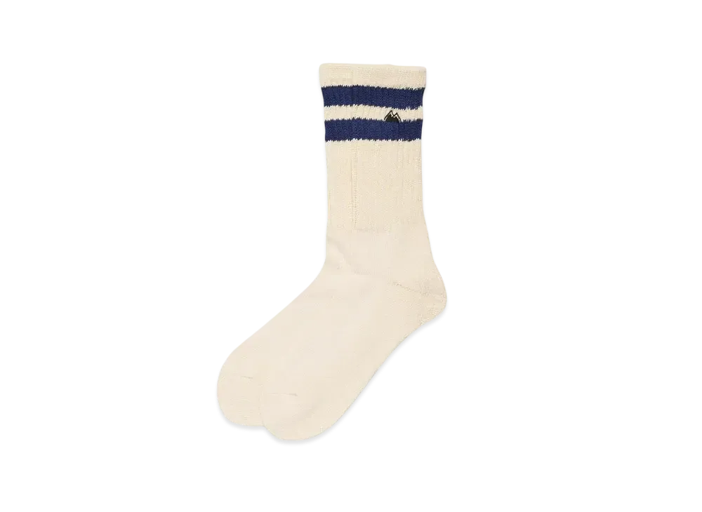 FIRST DOWN Line Crew Logo Socks "Navy"