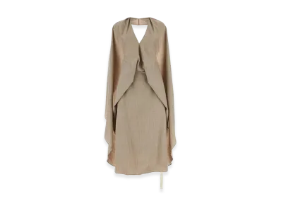 FENDI Women's Cappuccino Flannel Dress "Beige"