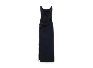 FENDI Women's Satin Dress "Midnight Blue"
