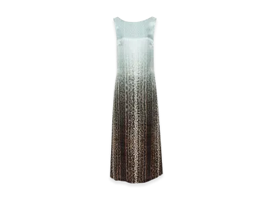 FENDI Women's Animal Print Dress "Light Blue"