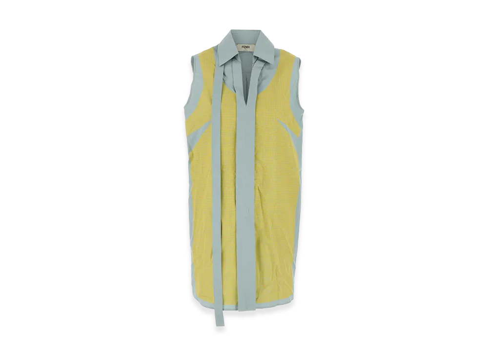FENDI Women's Cotton Dress "Light Blue"