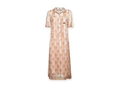 FENDI Women's Silk Dress Floral "Pink"
