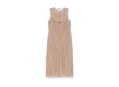 FENDI Women's Lace Midi Dress "Antique Pink"
