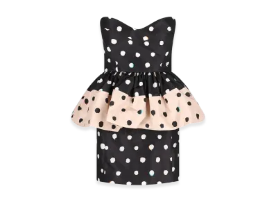 FENDI Women's Falena Dots Dress "Black"
