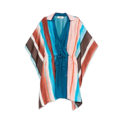 FENDI Women's habutai Stripe Dress "Light Pink"