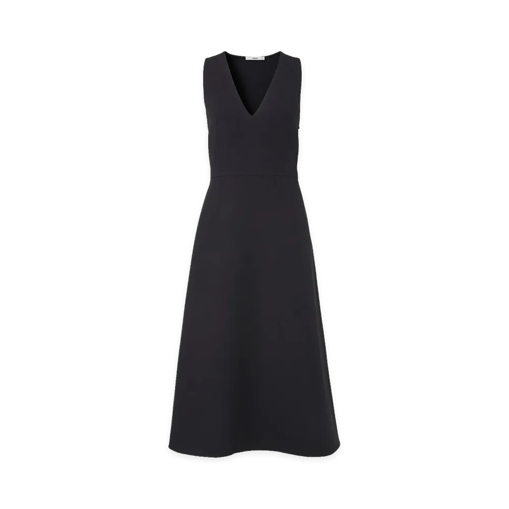 FENDI Women's Abito In Lana E Seta "Black"