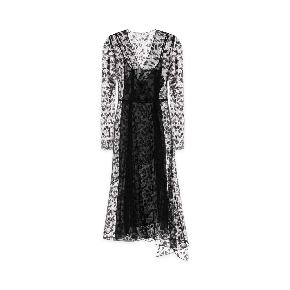 FENDI Women's Lace Dress "Black"