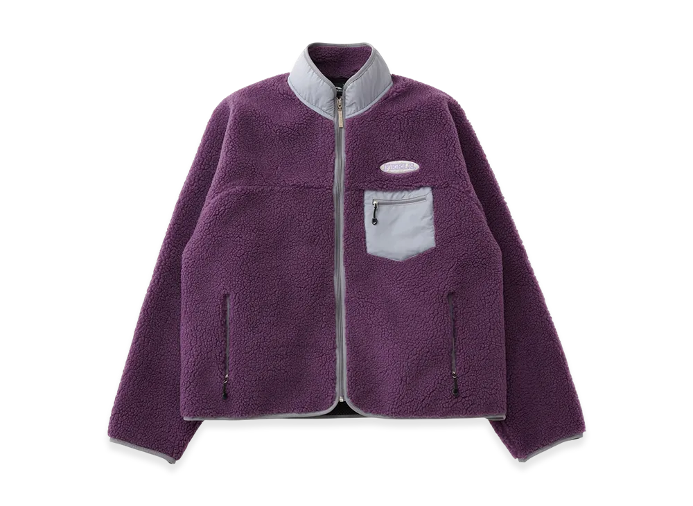 FEELS. Boa Fleece Zip Jacket "Purple"