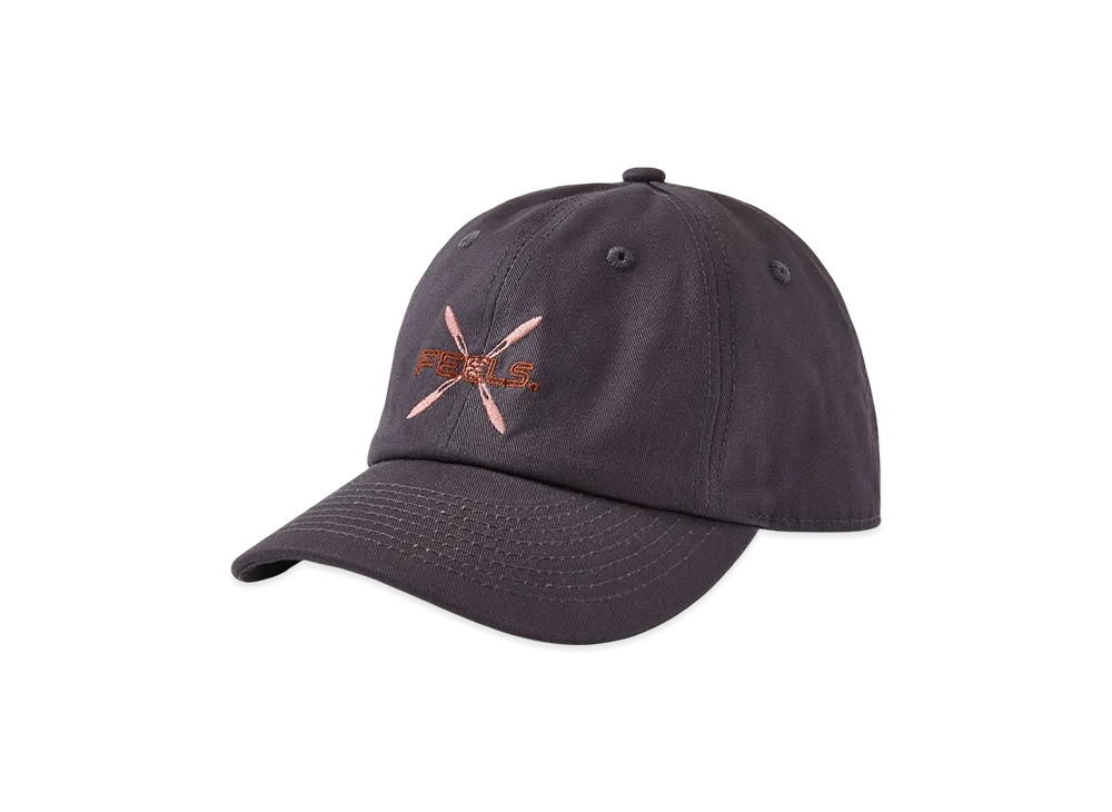 FEELS. Cross Logo Cap "Charcoal Gray"